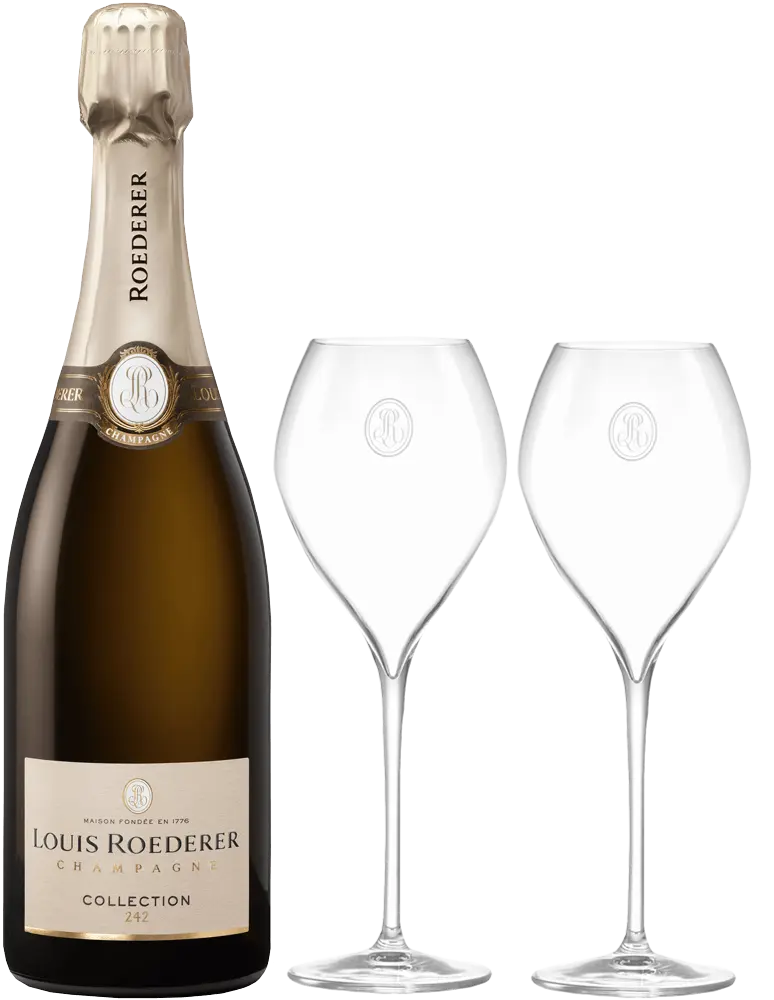 ルイ・ロデレール・コレクション 245 デュオ 2 グラスセット [ボックス付]