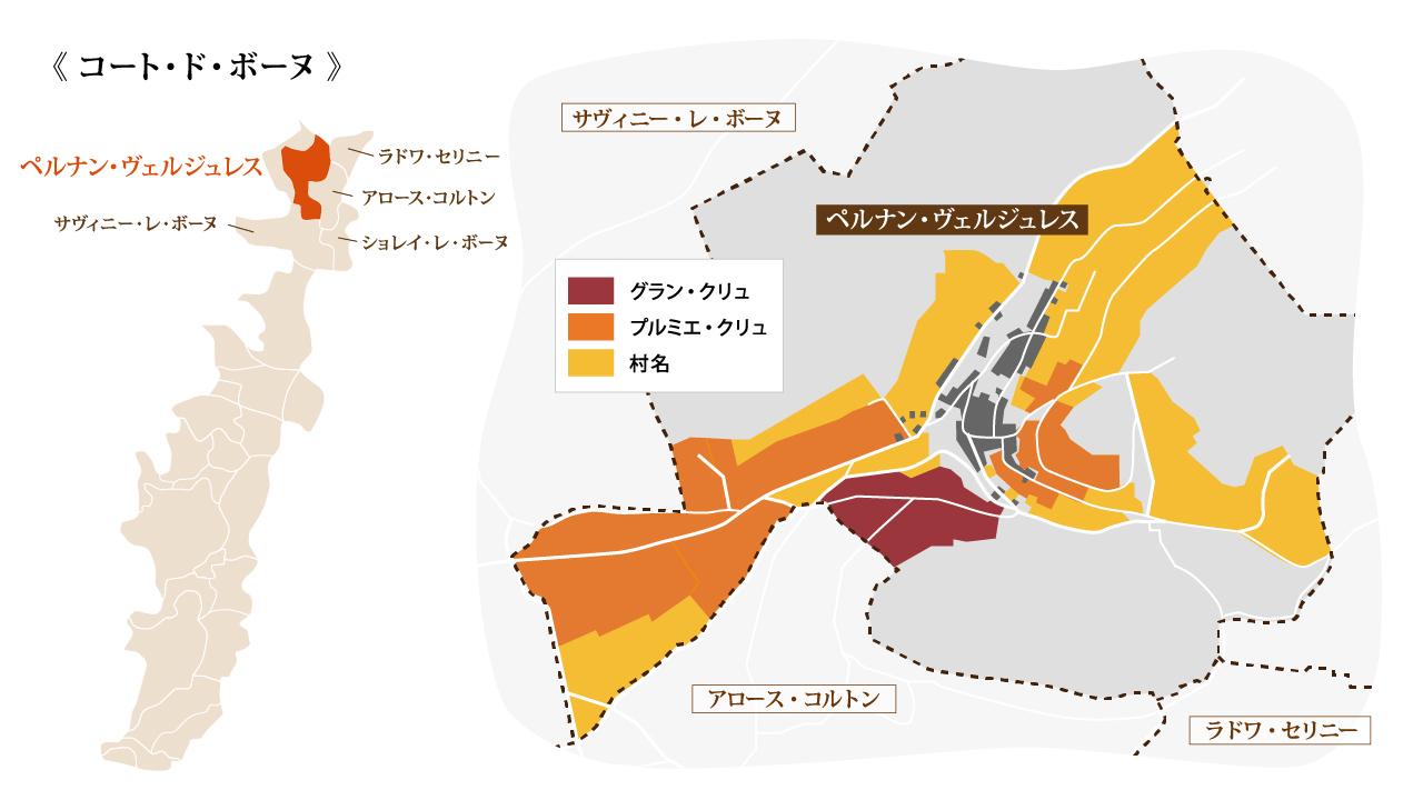 ペルナン・ウェルジュレス地図