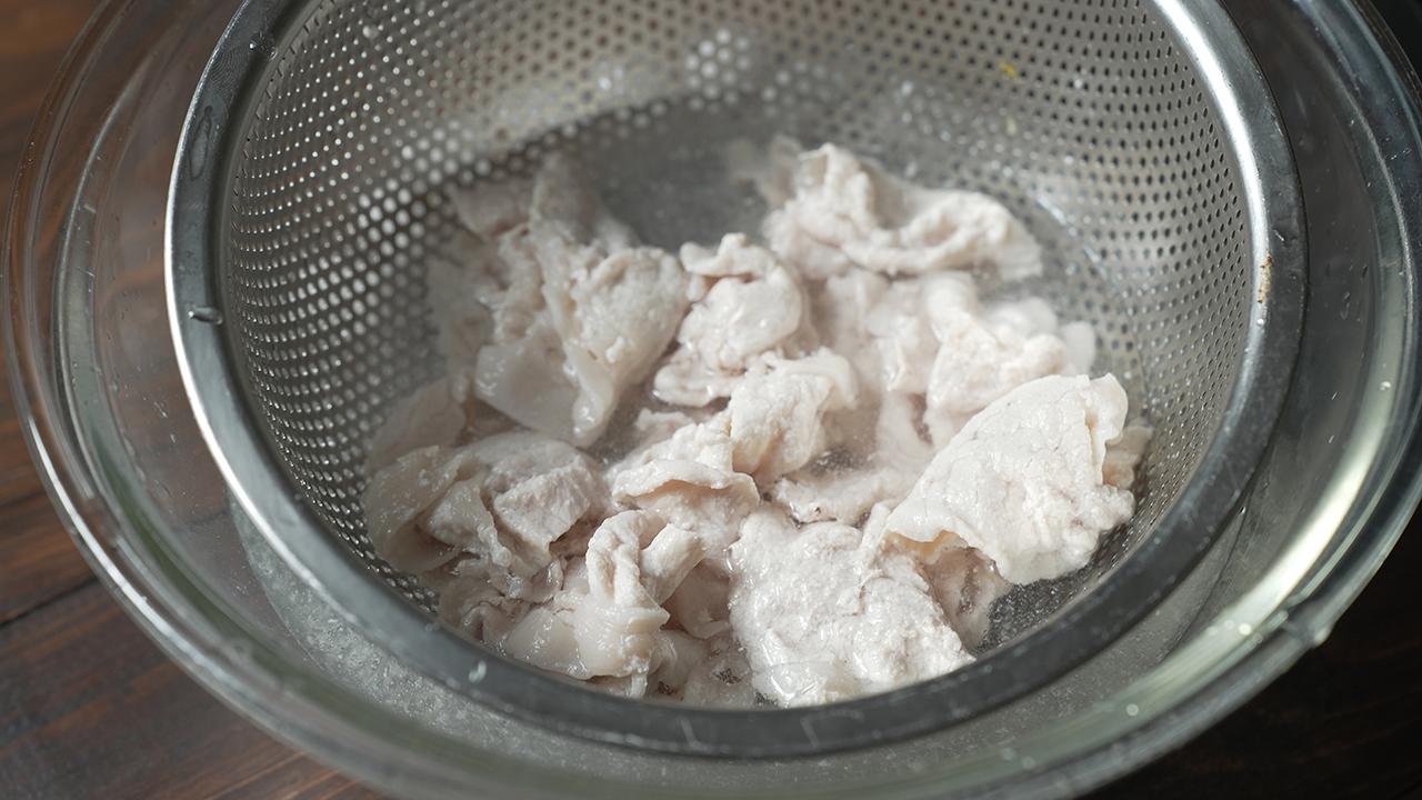 焼きナスと豚しゃぶの香味だれ_工程