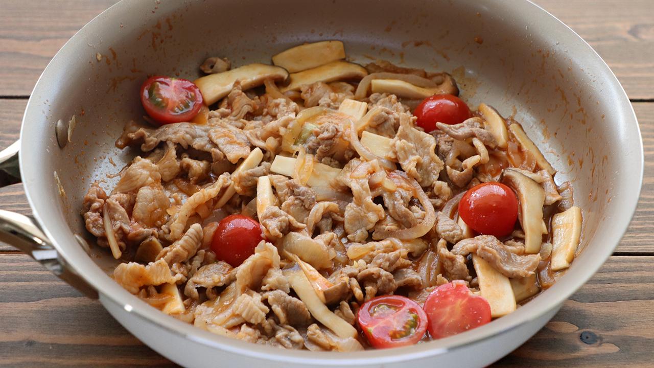 ポークケチャッピー丼_工程