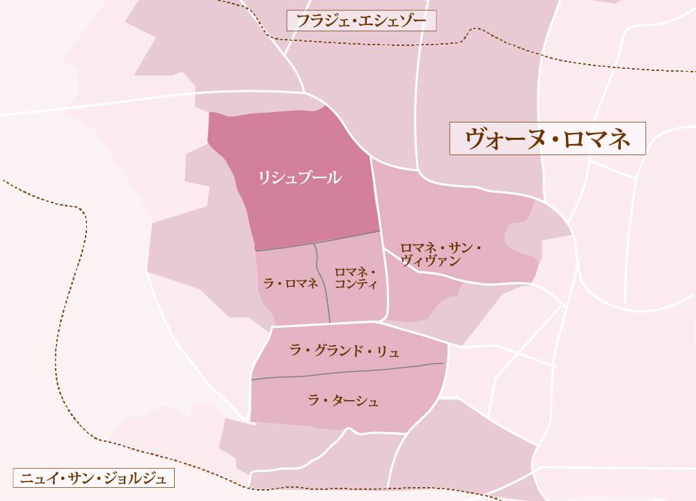 リシュブールの地図