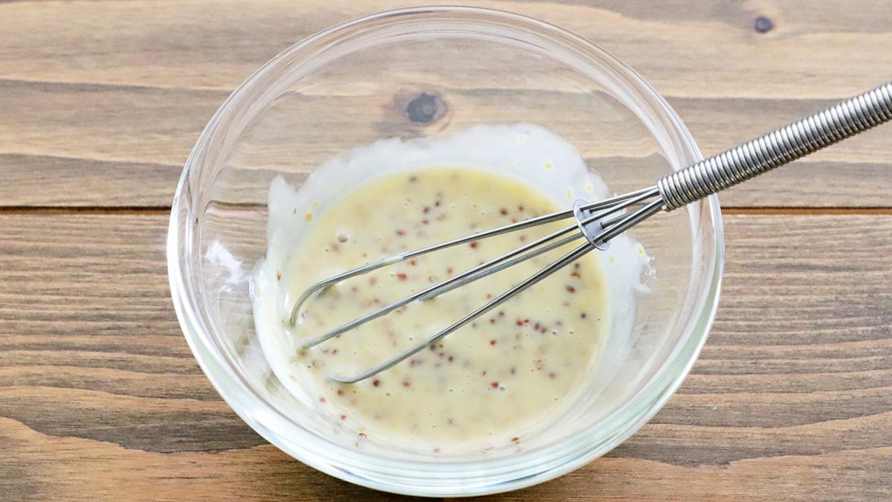 チキンソテー・ハニーマスタードソース_工程