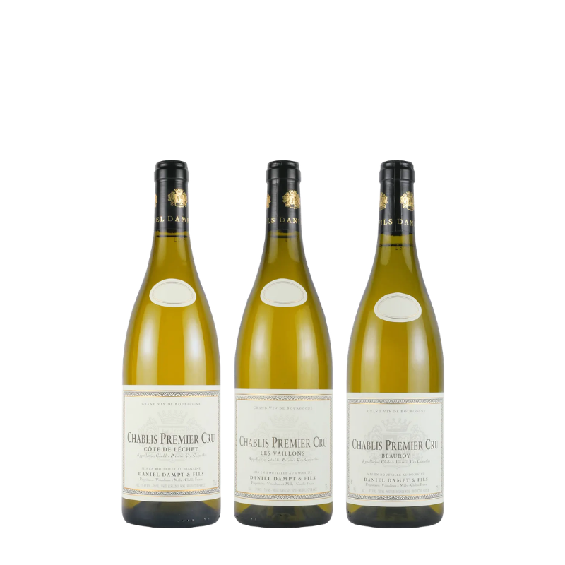 シャブリ一級畑飲み比べ3本セット CL7-1 [750ml x 3] / ダニエル