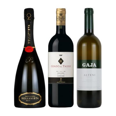 イタリア銘醸地を堪能する、赤白泡3本セット RW5-10 [750ml x 3]