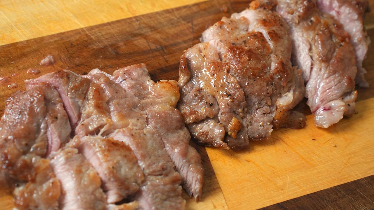 レモン香る春野菜と豚肉のバターソテー_工程