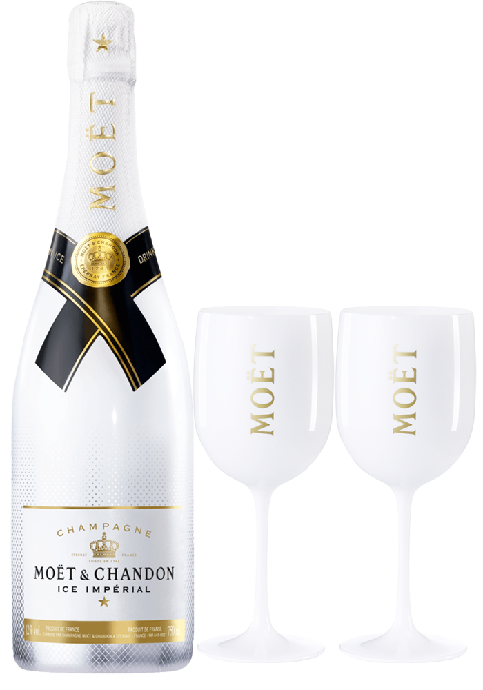 モエシャンドン シャンパンシャンデリア スタンド2個とグラス6脚