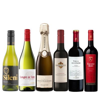 シャンパン入り！ハーフボトルセレクト6本セット RD4-1 [375ml x 6