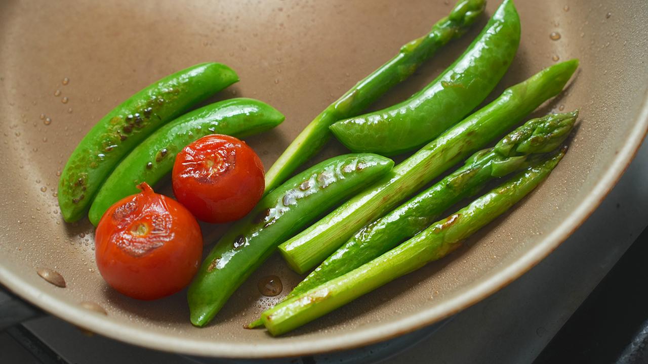 レモン香る春野菜と豚肉のバターソテー_工程