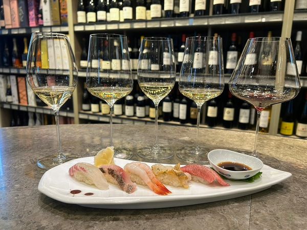 表参道ヒルズ店限定！ 寿司×ワインのマリアージュセットのご案内