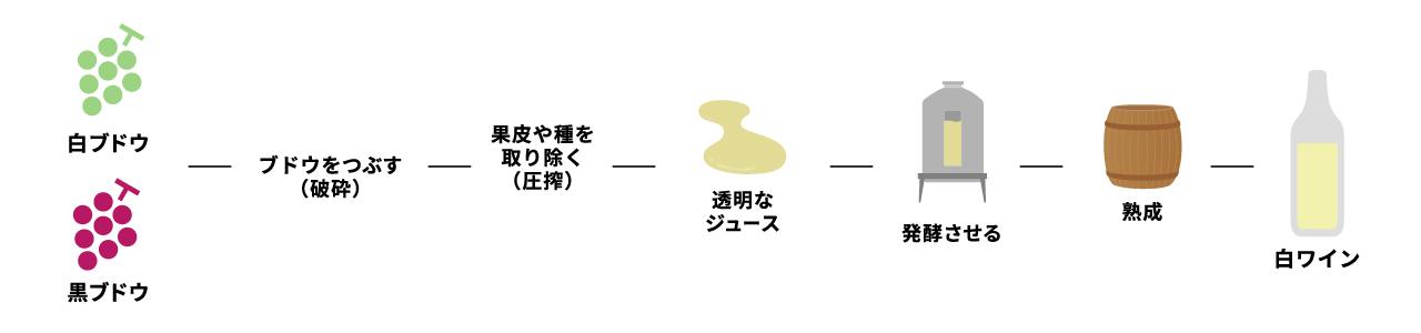 白ワインの造り方