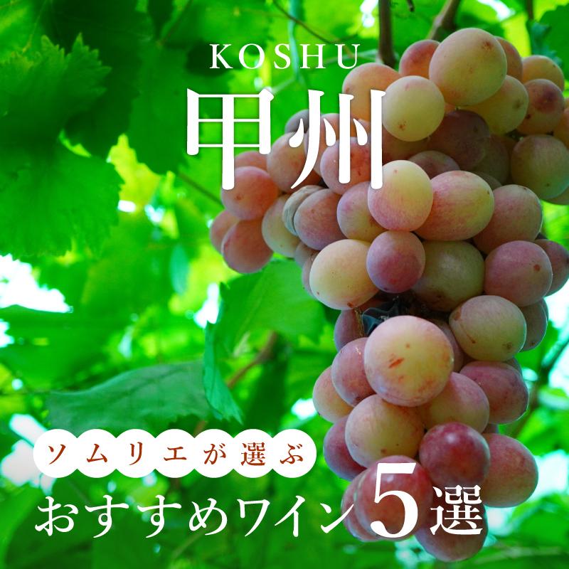 【2025年】おすすめ甲州5選【ソムリエ厳選】