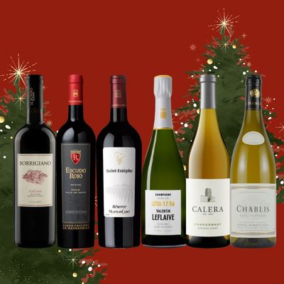 【ご好評につき完売しました】クリスマスハッピーバッグ D (銘醸地ワイン泡白赤6本)