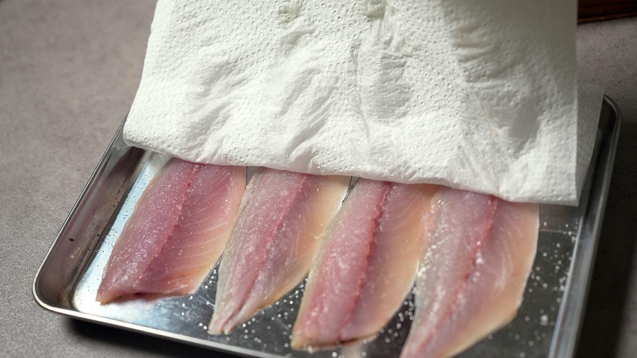あじの香味パン粉焼き_工程