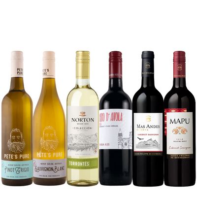 気軽に楽しむ！カジュアルワイン6本セットWP9-1 [750ml x 6