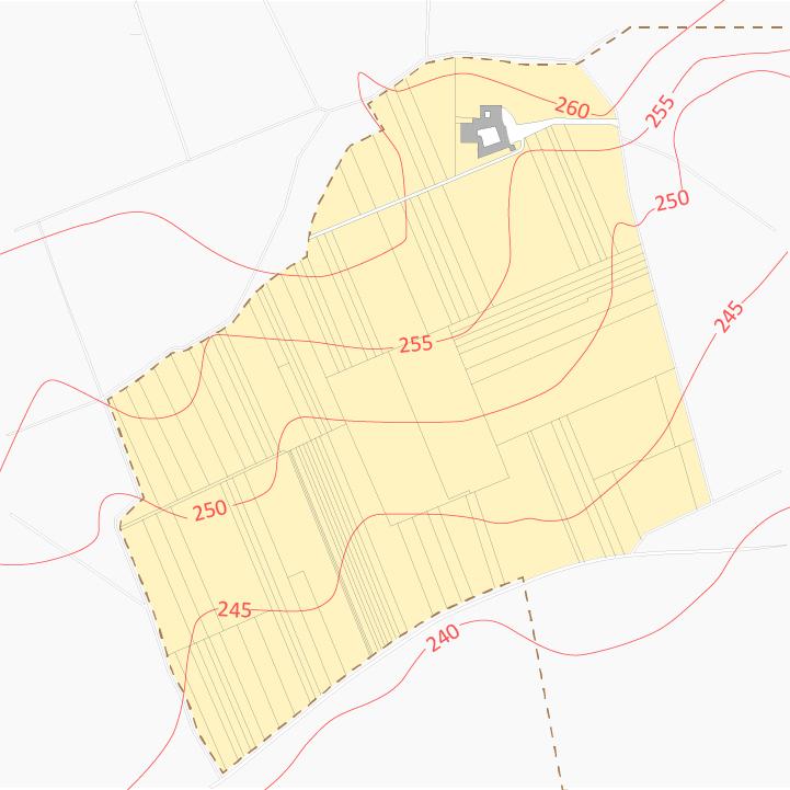クロ・ド・ヴージョの地図