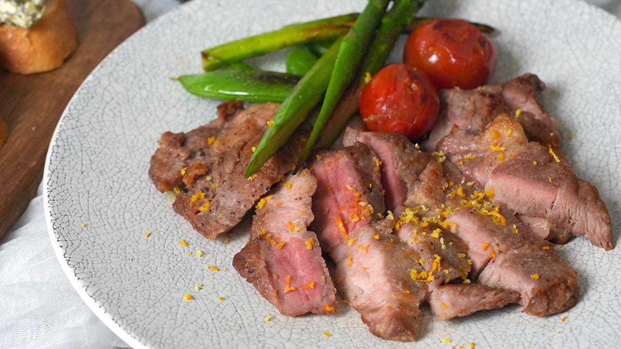 レモン香る春野菜と豚肉のバターソテー
