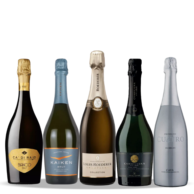 1本10,450円のシャンパン入り！夏の泡BOX5本セット UP7-2 [750ml