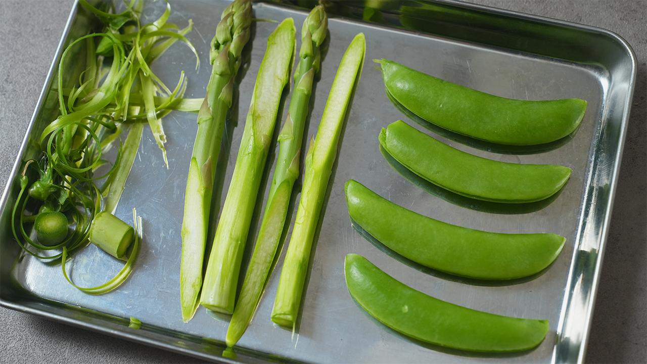 レモン香る春野菜と豚肉のバターソテー_工程