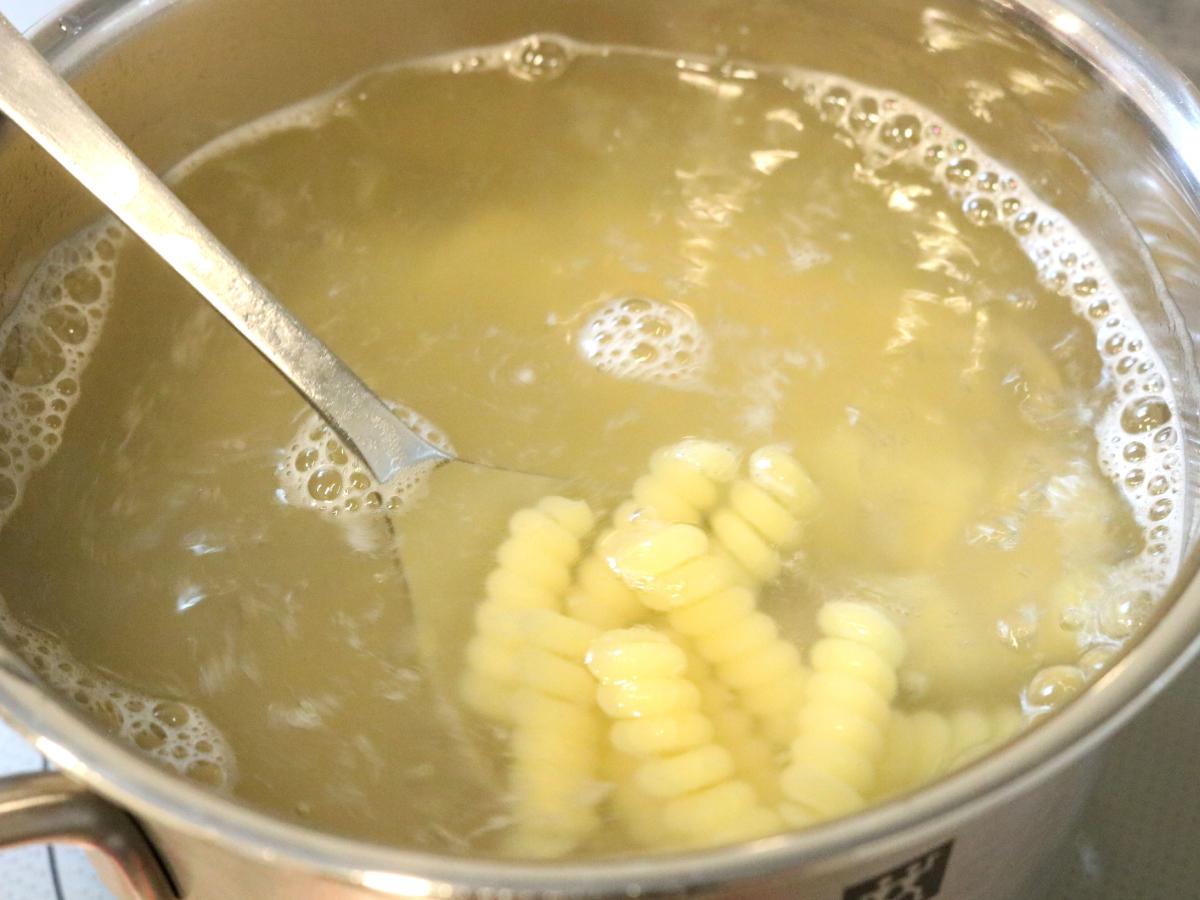 キウイのパスタサラダ_工程