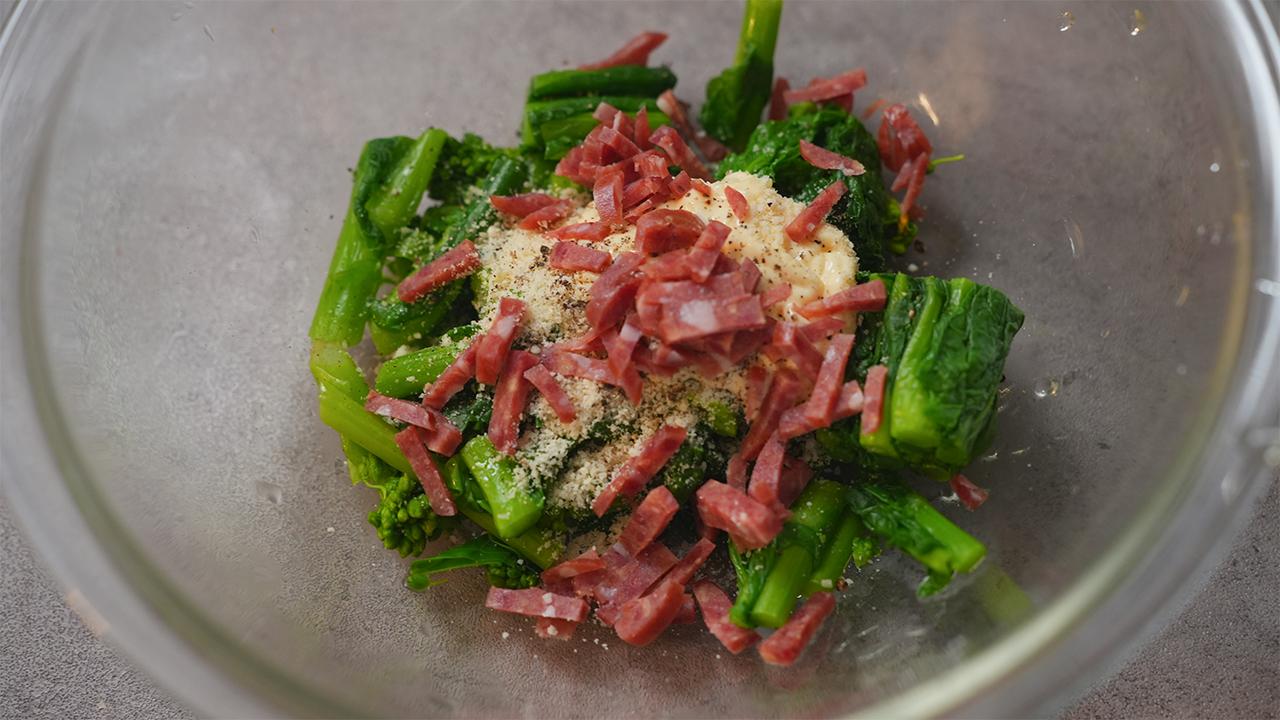 菜の花サラダ_工程