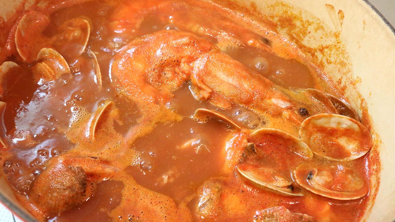 ズッパ・ディ・ペッシェ_工程