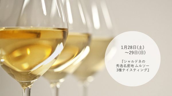 シャルドネの秀逸名産地　ムルソー3種テイスティング