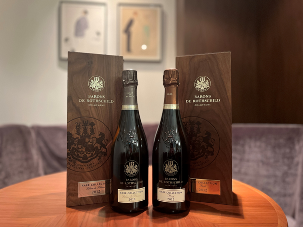 世界屈指の名門一族が手掛ける夢のシャンパーニュ【2012 CHAMPAGNE BARON DE ROTHSCHILD 2GLASS】